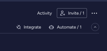 Screenshot depicting the monday.com automate button